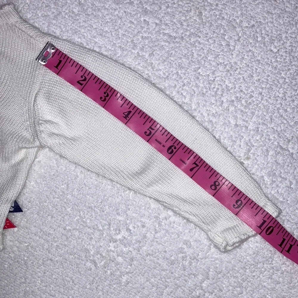Disney store Winnie the Pooh piglet beach nautical white knit cardigan sweater - Picture 10 of 10